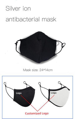 Maschera elastica di rame lavabile del cotone di Ion Cotton Face Mask Reusable Earloop
