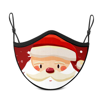 Maschera di protezione dei bambini di Natale, cotone variopinto 100% delle maschere di protezione di festa