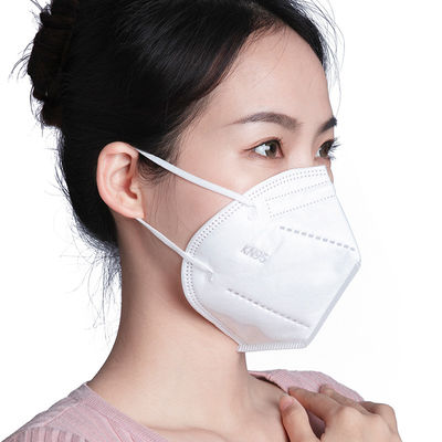 Anti morbidezza della spruzzata della maschera eliminabile respirabile KN95 maschera di protezione non tessuta di 3 pieghe