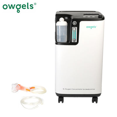 Concentratore portatile a basso rumore dell'ossigeno di elevata purezza 5l di 96% per uso medico