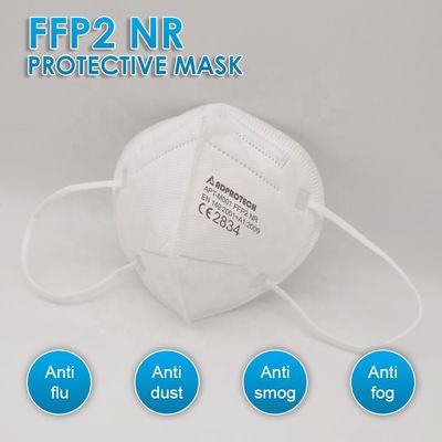 La maschera elastica GB/T 32610 KN95 5 di Earloop maneggia non la maschera del tessuto