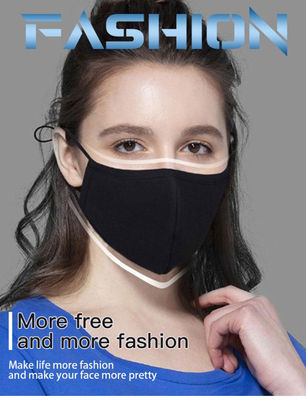Maschera protettiva personale di rame nera di Ion Cotton Mask Washable Reusable Waterpoof
