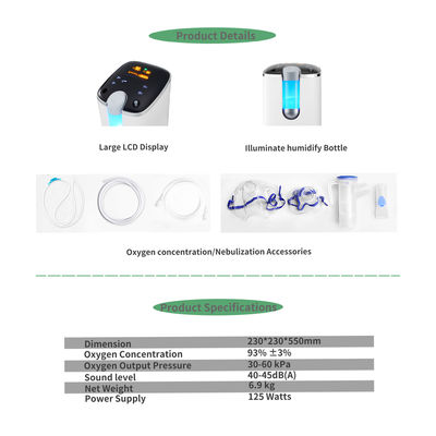 Concentratore dell'ossigeno con il fornitore domestico del CE intelliegent del sistema di controllo o dell'ospedale approvato di uso dell'aria