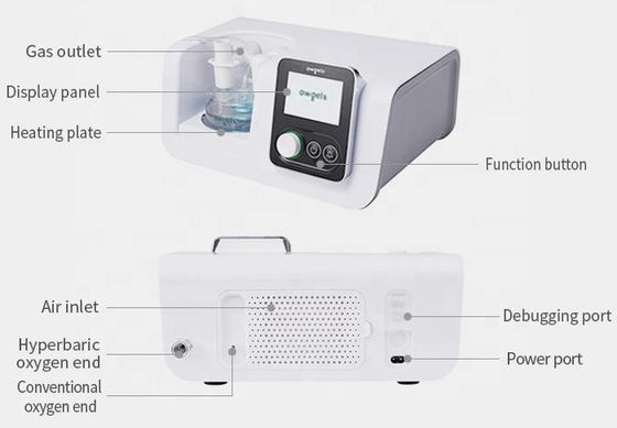 Alto dispositivo portatile 70L/Min Medical Use di ossigenoterapia di flusso di ICU