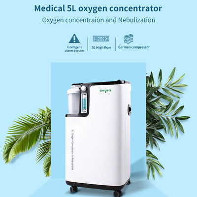 Elevata purezza a basso rumore del concentratore medico portatile 96% dell'ossigeno 5L